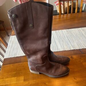 Sam Edelman Brown Leather Riding Boots